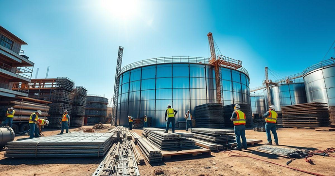Construção de Tanques de Armazenamento: Guia Completo