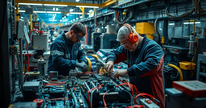 Montagens elétricas industriais: guia completo para otimização e segurança