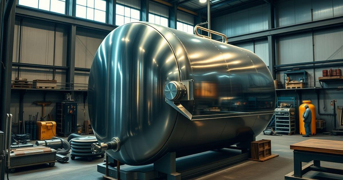 Fabricação de tanques em aço carbono como solução eficiente e durável