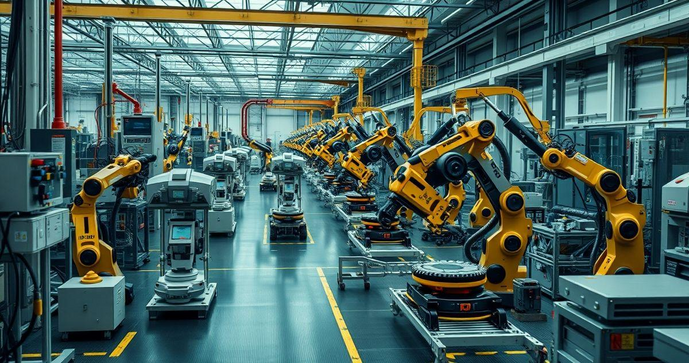 Montagem industrial e fabricação mecânica como impulsionadores da eficiência